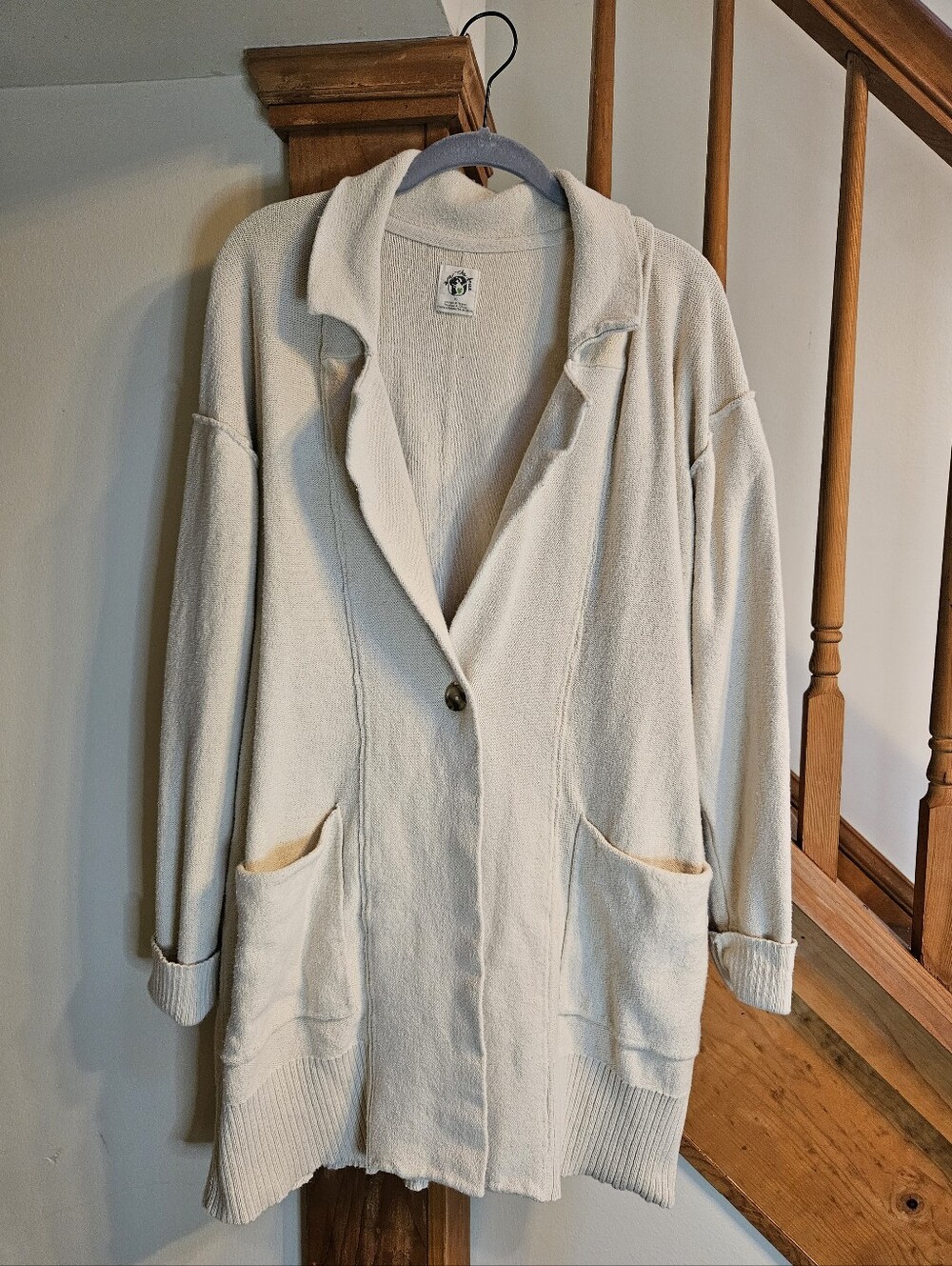 We The Free Desert Blazer Natural Cardigan XL